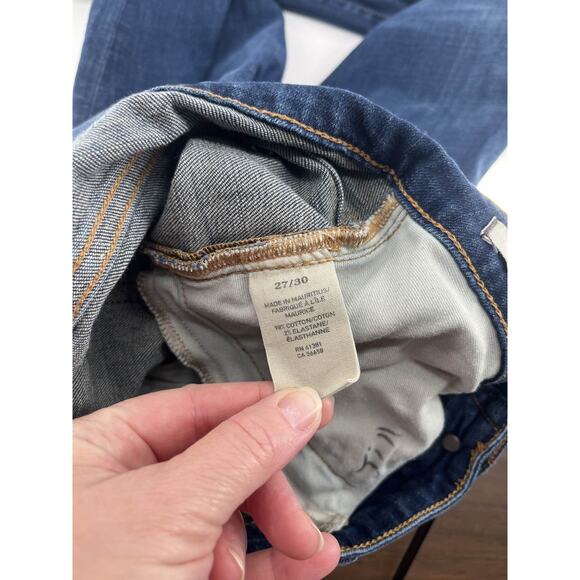 Ralph Lauren Denim & Supply Women's Skinny Jeans Blue Dark Wash Stretch sz 27/30 - Picture 4 of 4